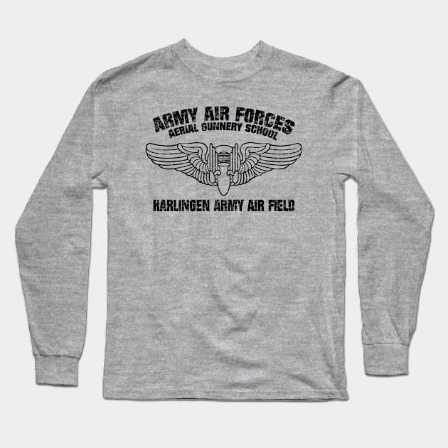 WWII Army Air Forces Gunnery School Long Sleeve T-Shirt by grfxdude